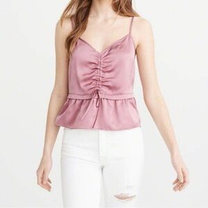 Abercrombie & Fitch satin tank